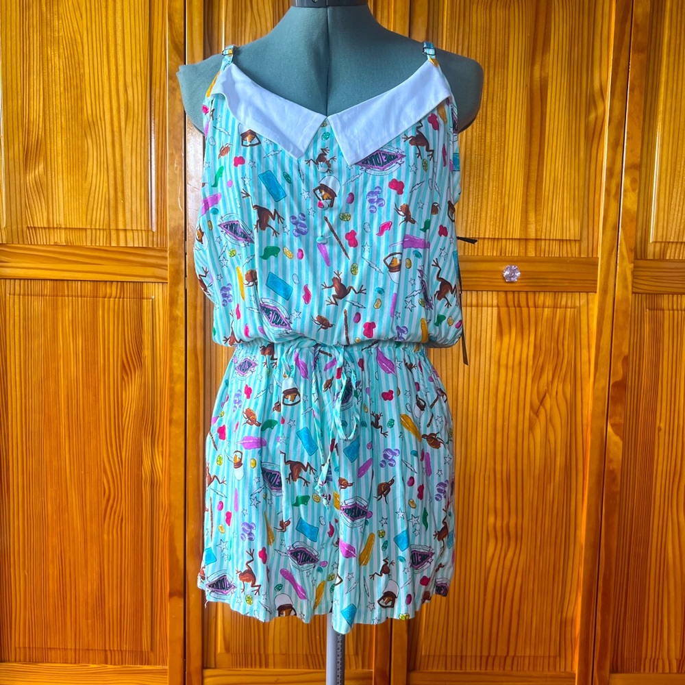 Hot Topic Harry Potter Shorts Romper Size Medium BNWT